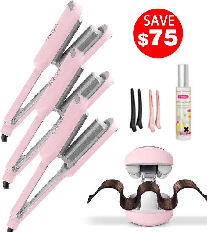 ⭐⭐Final 4 Hours: 60% OFF COMPACT Hair Waver Crimper SKU